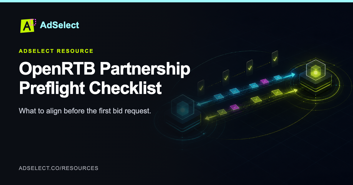 OpenRTB bid-request flow between two validated endpoints